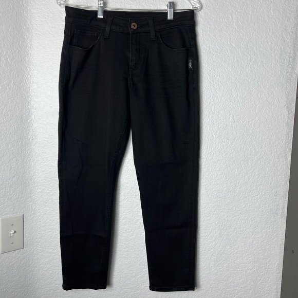 Silver Jeans Black Mid Rise Ankle Denim stretch Jean - Picture 9 of 12